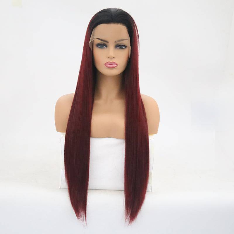 VIP Extensions Synthetic Lace Front Wig 24" Color 1BT99J