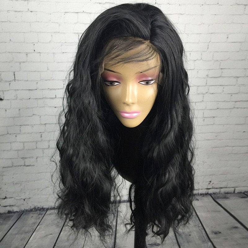 VIP Extensions Synthetic Lace Front Wig 18" Color 1B