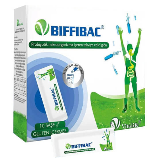 Vitalife Biffibac Probiotic Supplement for Gut Health 10 Sachets