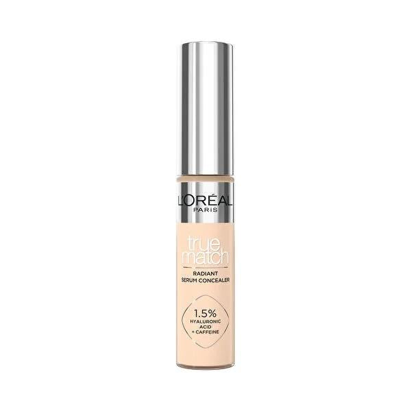 L'OrŽal Paris True Match Concealer Serum - Under Eye Concealer with Hyaluronic Acid & Caffeine