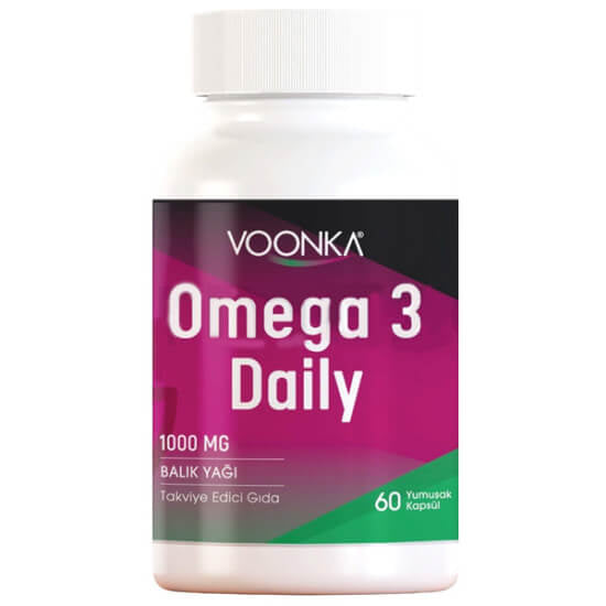 Voonka Omega 3 Daily Dietary Supplement 60 Softgels