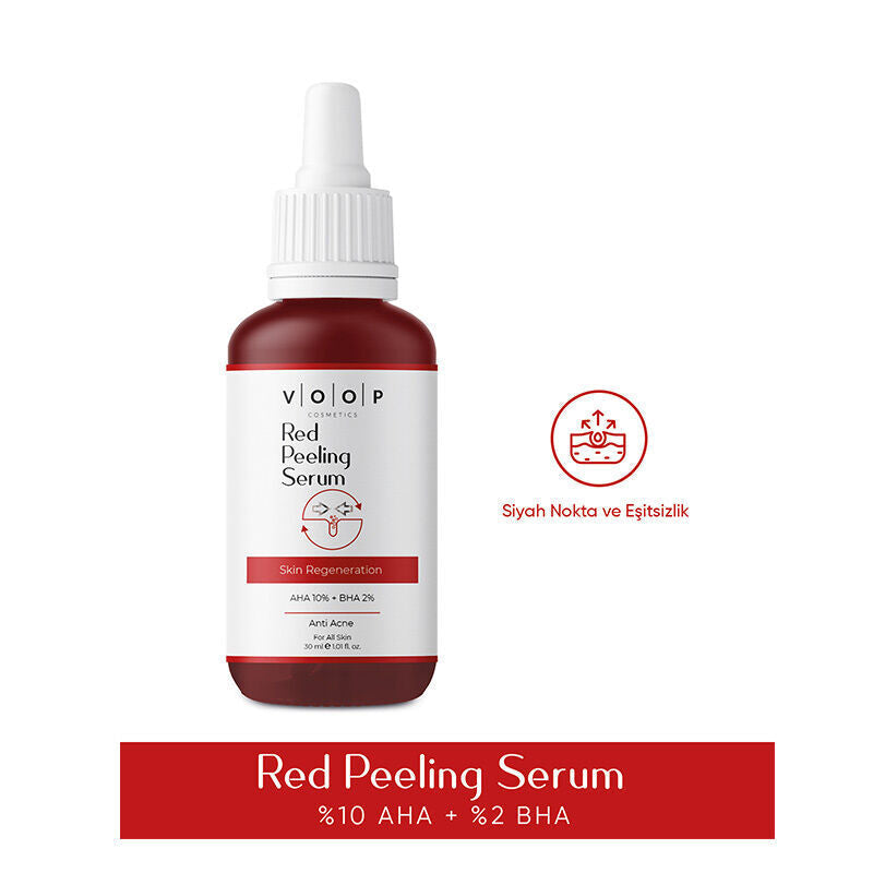 Voop Red Peeling Serum Exfoliating Treatment 30 ml