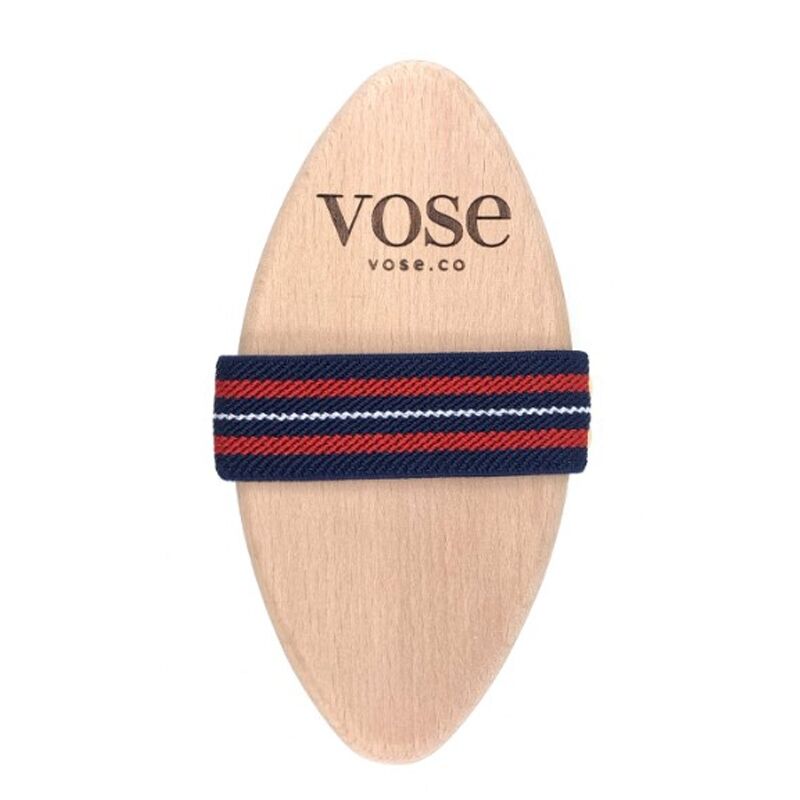 Vose Daisy Natural Horsehair Body Brush for Smooth Skin