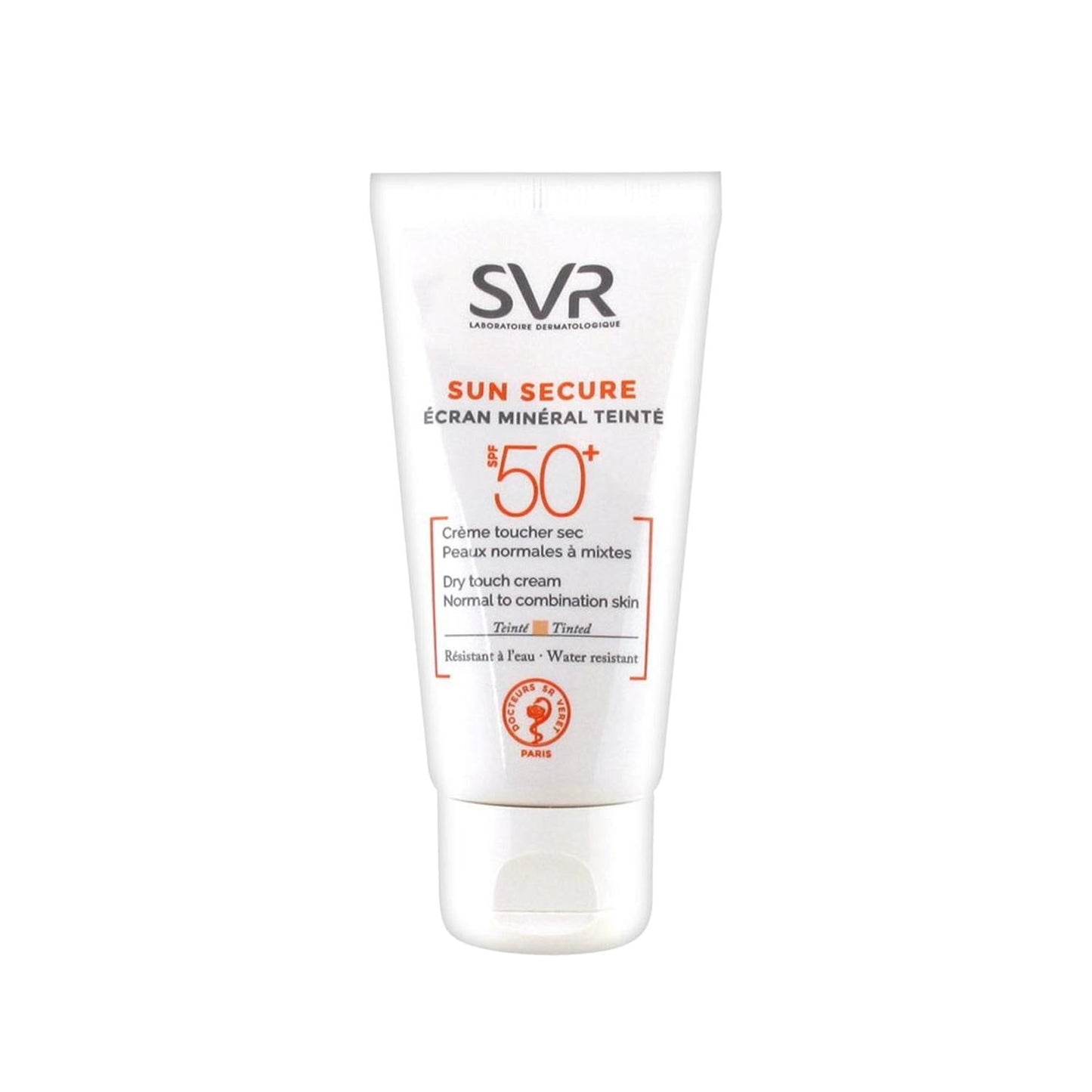 SVR Sun Secure Ecran Mineral Spf50+ Sunscreen Cream for Sensitive Skin - 60ml Mineral Sunscreen