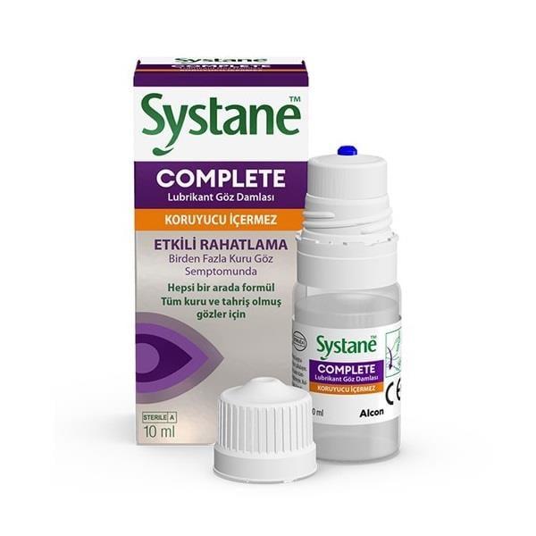 Systane Complete Lubricant Eye Drops for Dry Eye Relief 10ml