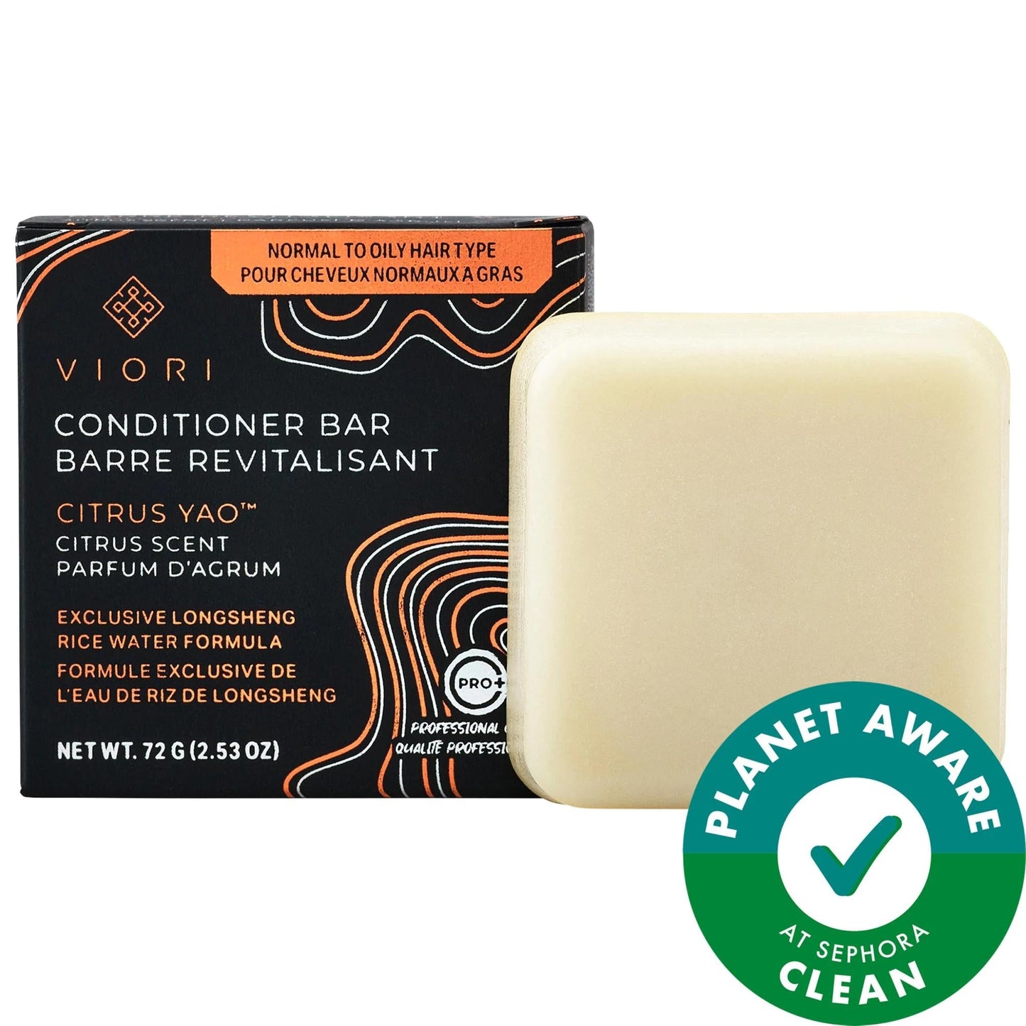 Viori Rice Water Infused Hair Conditioner Bar - Natural, Vegan, Sustainable Hair Care for All Hair Types