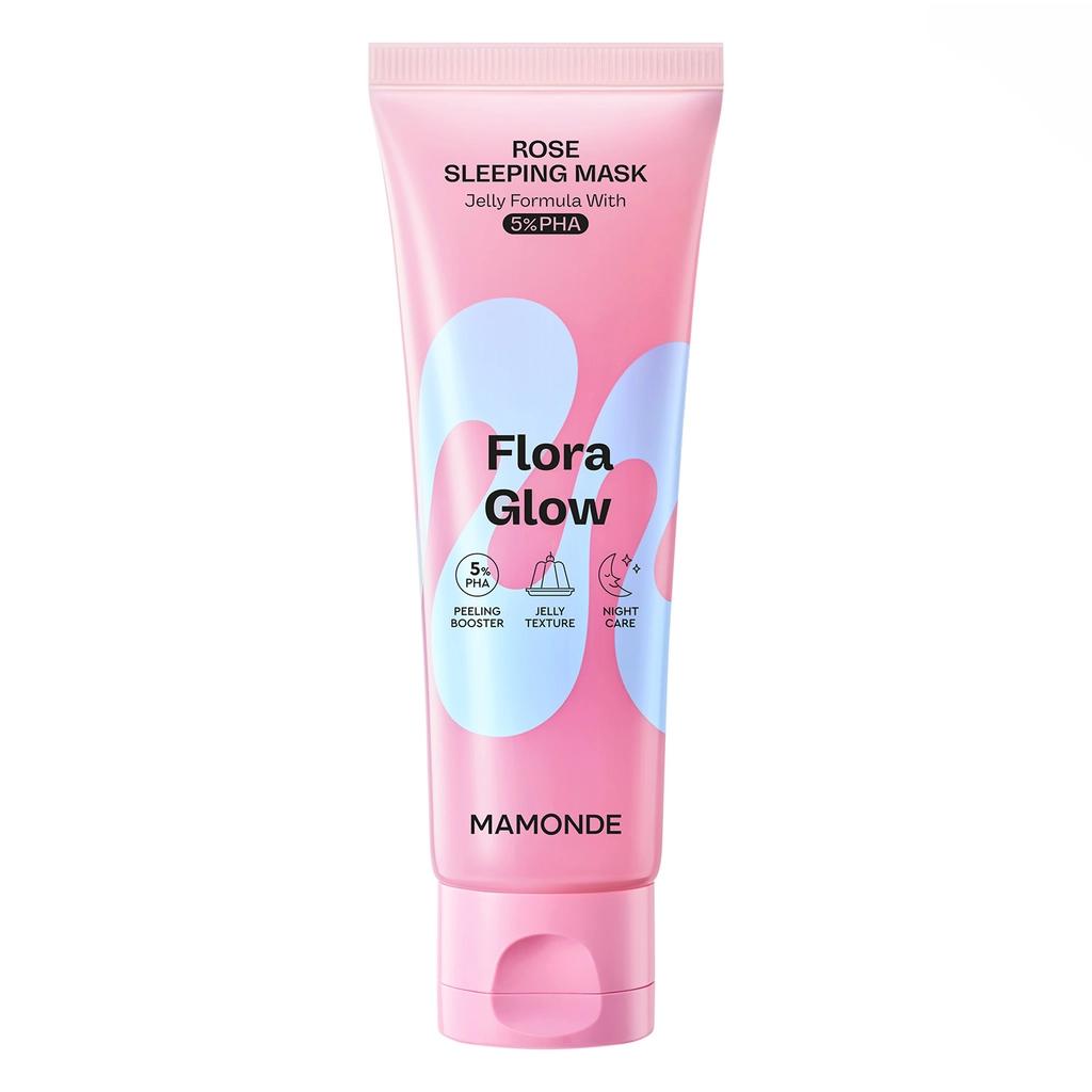 Mamonde Flora Glow Rose Sleeping Mask for Radiant Skin 80 ml