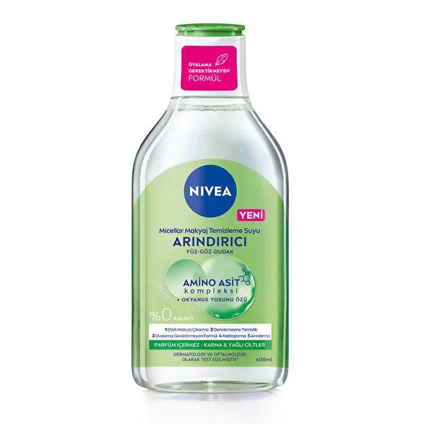 Nivea Micellar Makeup Cleansing Water - Gentle, Effective Makeup Remover for Sensitive Skin, Eco-Friendly Packaging