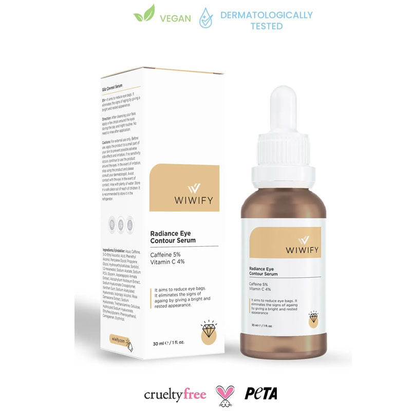 Wiwify Brightening Eye Contour Serum with Caffeine & Vitamin C 30 ml