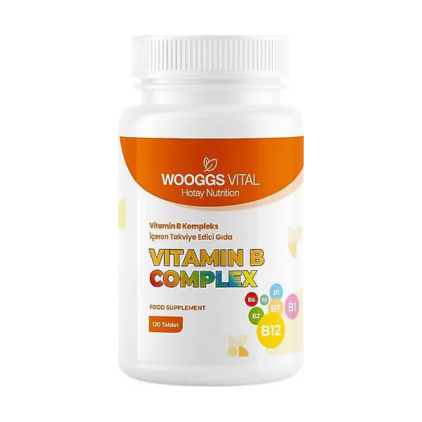 Wooggs Vital Vitamin B Complex Daily Supplement 120 Tablets