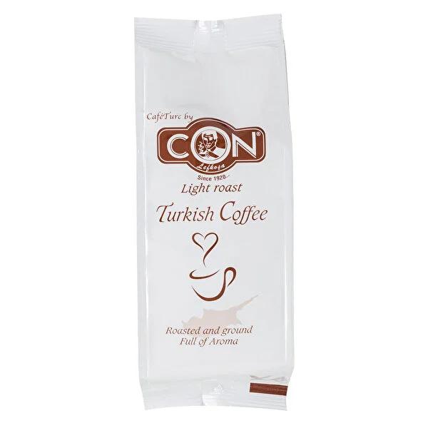 Con Türk Single Roast Arabica Coffee - 100% Pure Coffee Beans, Soft Flavor, 100g