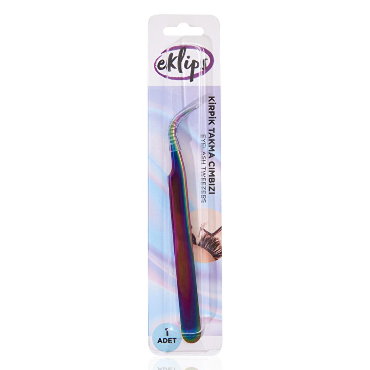 Eklips Eyelash Applicator Tool: Achieve Effortless & Precise False Eyelash Application with Ergonomic Tweezers