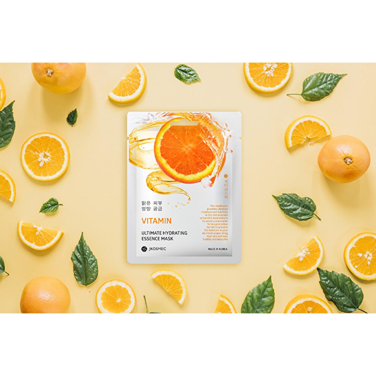 JKosmec Hydrating Vitamin Korean Face Mask - 25ml, Nourishing & Brightening Complexion