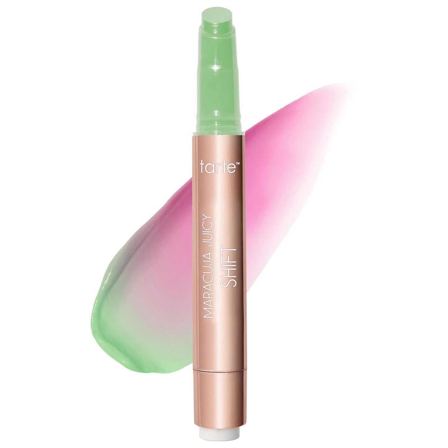 Tarte Maracuja Juicy Lip Plump Shift - pH Color Shifting Lip Balm, Hyaluronic Acid Plumper, Vegan & Gluten-Free, Hydrating Treatment