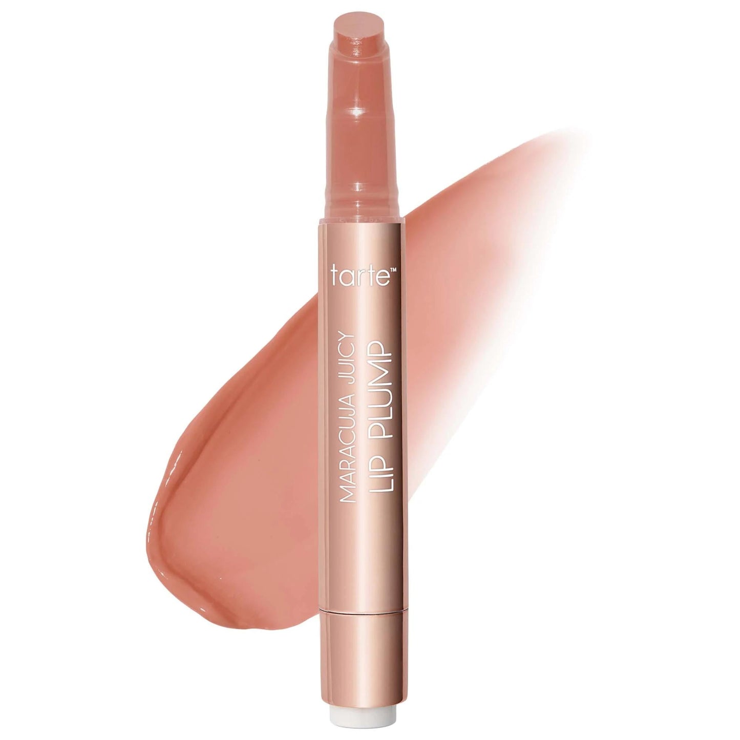 Tarte Maracuja Juicy Lip Plump Gloss: Hydrating, Vegan Lip Plumper for Fuller, Smoother Lips with Hyaluronic Acid