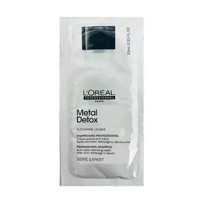 Loreal Professionnel Metal Detox Shampoo: Deep Cleansing Hair Detox - Removes Metal Build-Up, Protects & Repairs (0.34 fl oz)