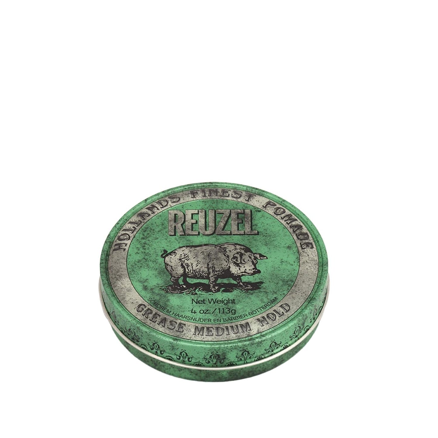 Reuzel Green Pomade Grease for Strong Hold Hairstyles - 113g