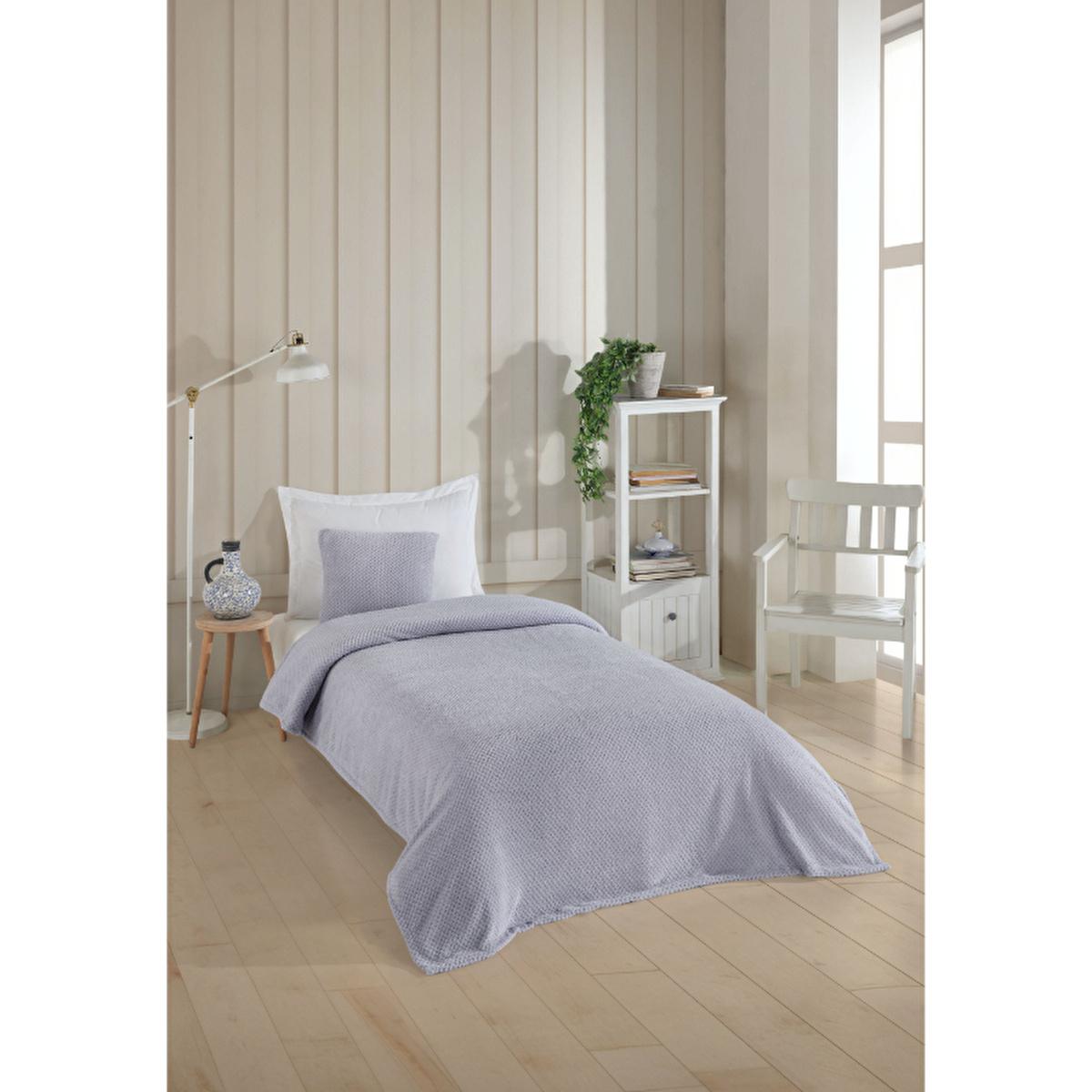 Wondel Soft & Hypoallergenic Grey Baby Blanket - 35.43 x 43.31 inches, 100% Polycotton