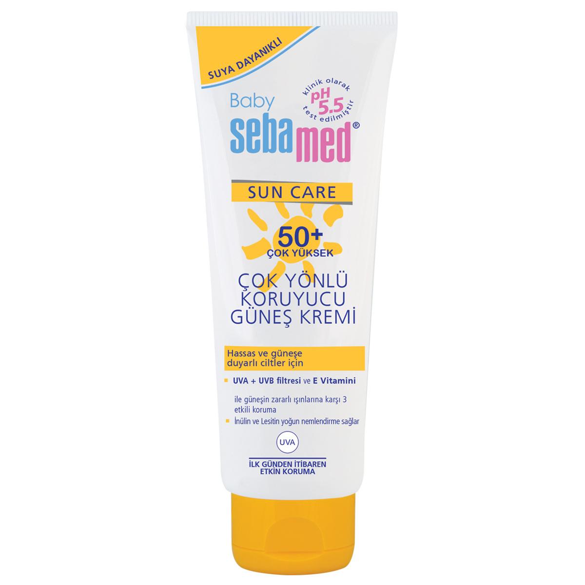 Sebamed Baby Sunscreen SPF 50+ - UVA/UVB Protection for Sensitive Skin - Water Resistant Baby Sun Cream