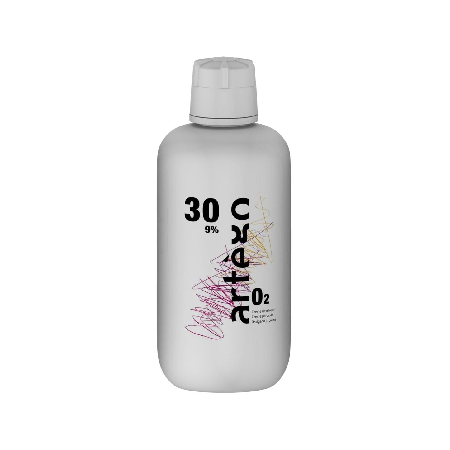 Artego 30 Volume %9 Oxidizing Cream for Hair Coloring & Bleaching - 1000ml Large Volume for Professionals & Home Use