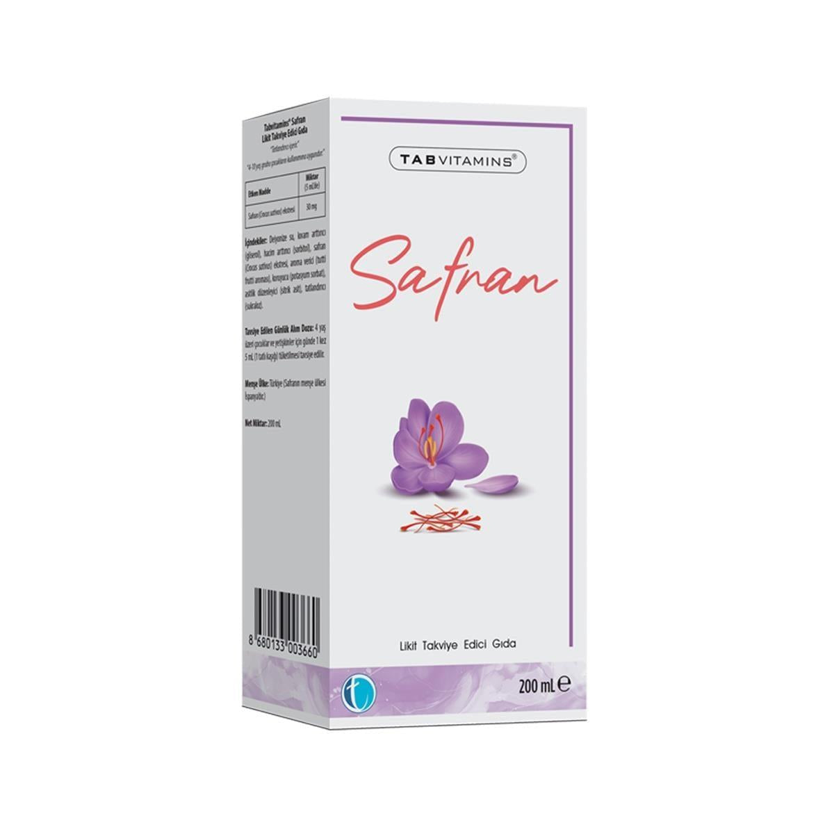 Tabvitamins Safran Saffron Extract Body Lotion 200 ml
