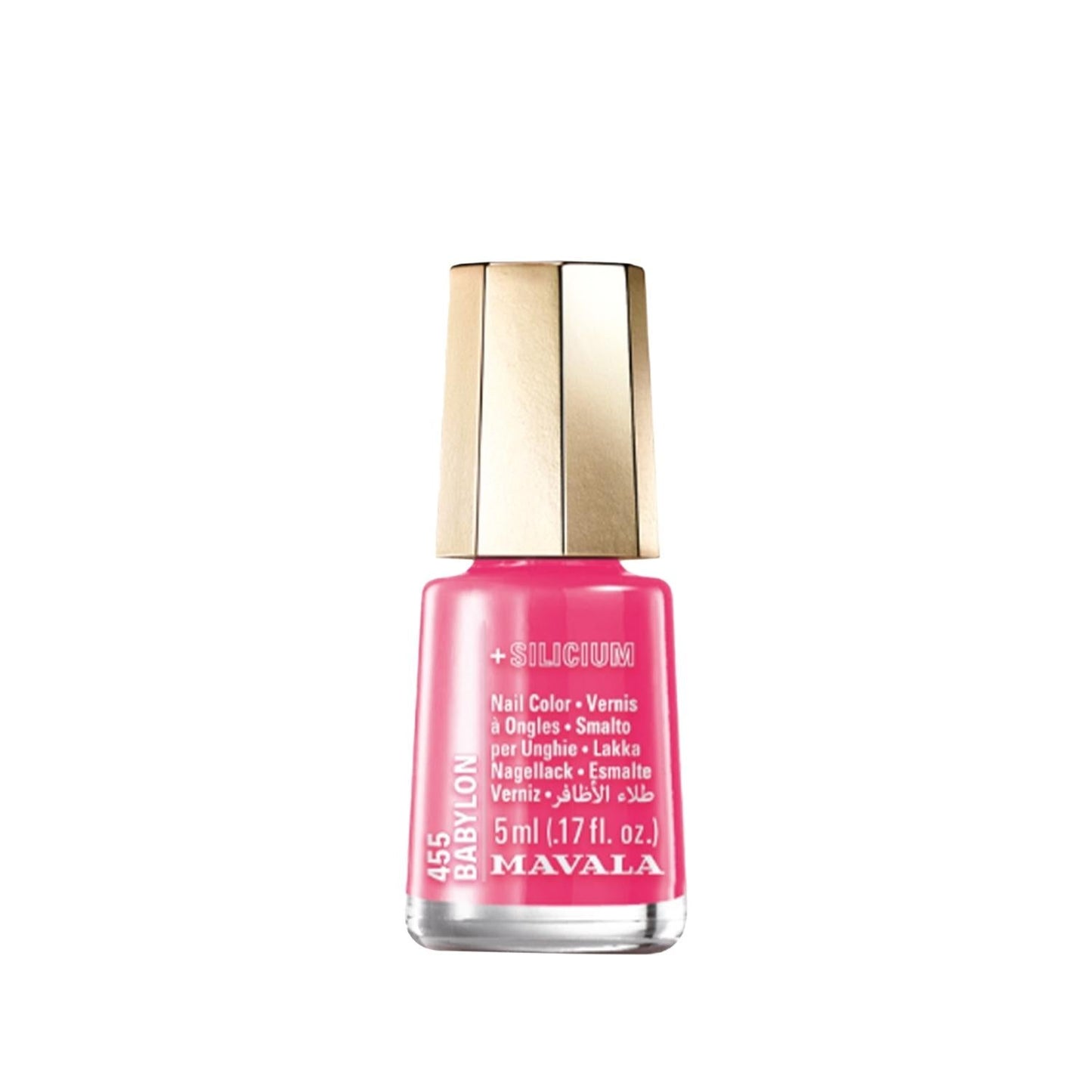Mavala Mini Color Silicium Nail Polish Babylon 5ml - Portable, Travel-Friendly Nail Color