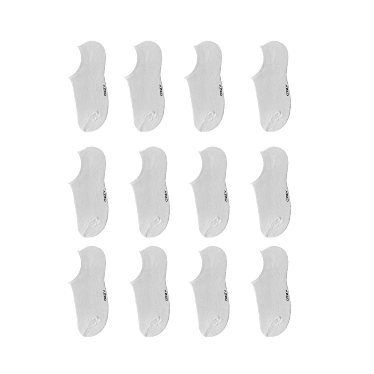 Ozzy Socks Women's 12-Pack Seamless Bamboo Athletic Socks - Comfortable, Eco-Friendly Footwear for Women