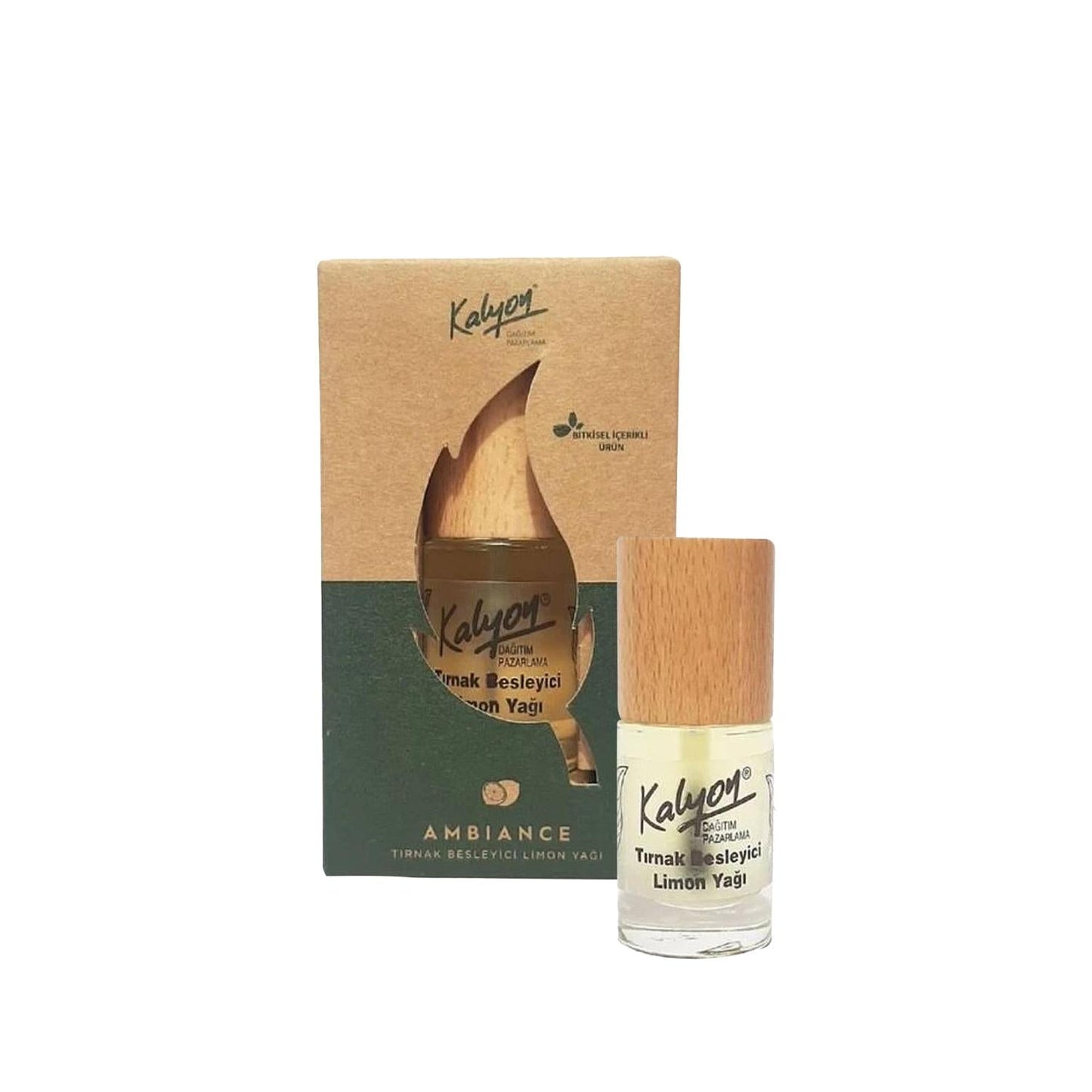Kalyon Herbal Nail Care Oil with Lemon - 11ml Natural Nail Nourishment