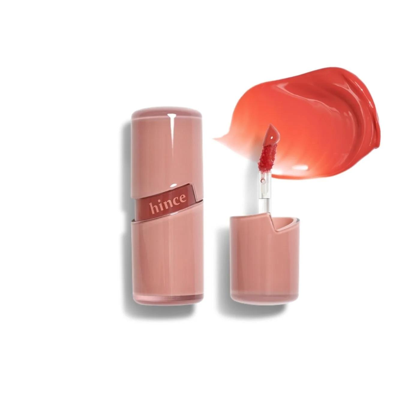 Hince Raw Glow Gel Tint R003 Rawpricot Lip Gloss 4ml