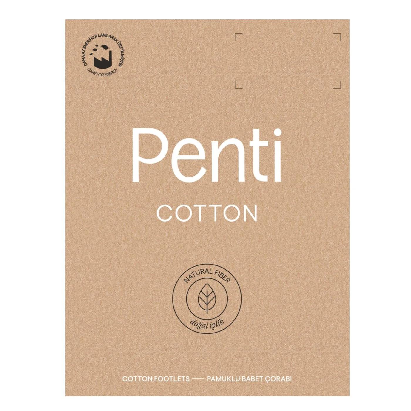 Penti Cotton No-Show Socks Comfort Fit Footwear 1 Pair
