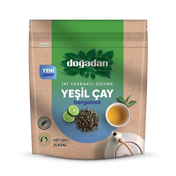 Do_adan Bergamot Green Tea: Refreshing Loose Leaf Tea with Natural Citrus Flavor - Experience the Best Flavored Green Tea