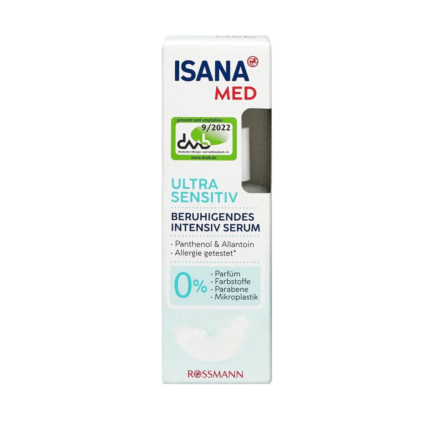 Isana Med Ultra Sensitive Soothing Serum for Delicate Skin 30 ml
