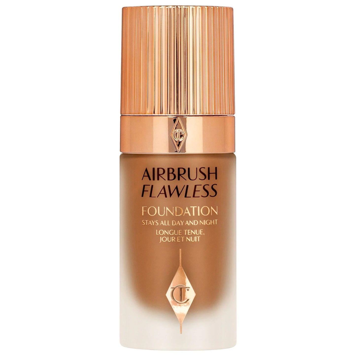Charlotte Tilbury Airbrush Flawless Longwear Foundation: Full Coverage, Matte Finish, Anti-Aging, Hydrating & Poreless Liquid Foundation