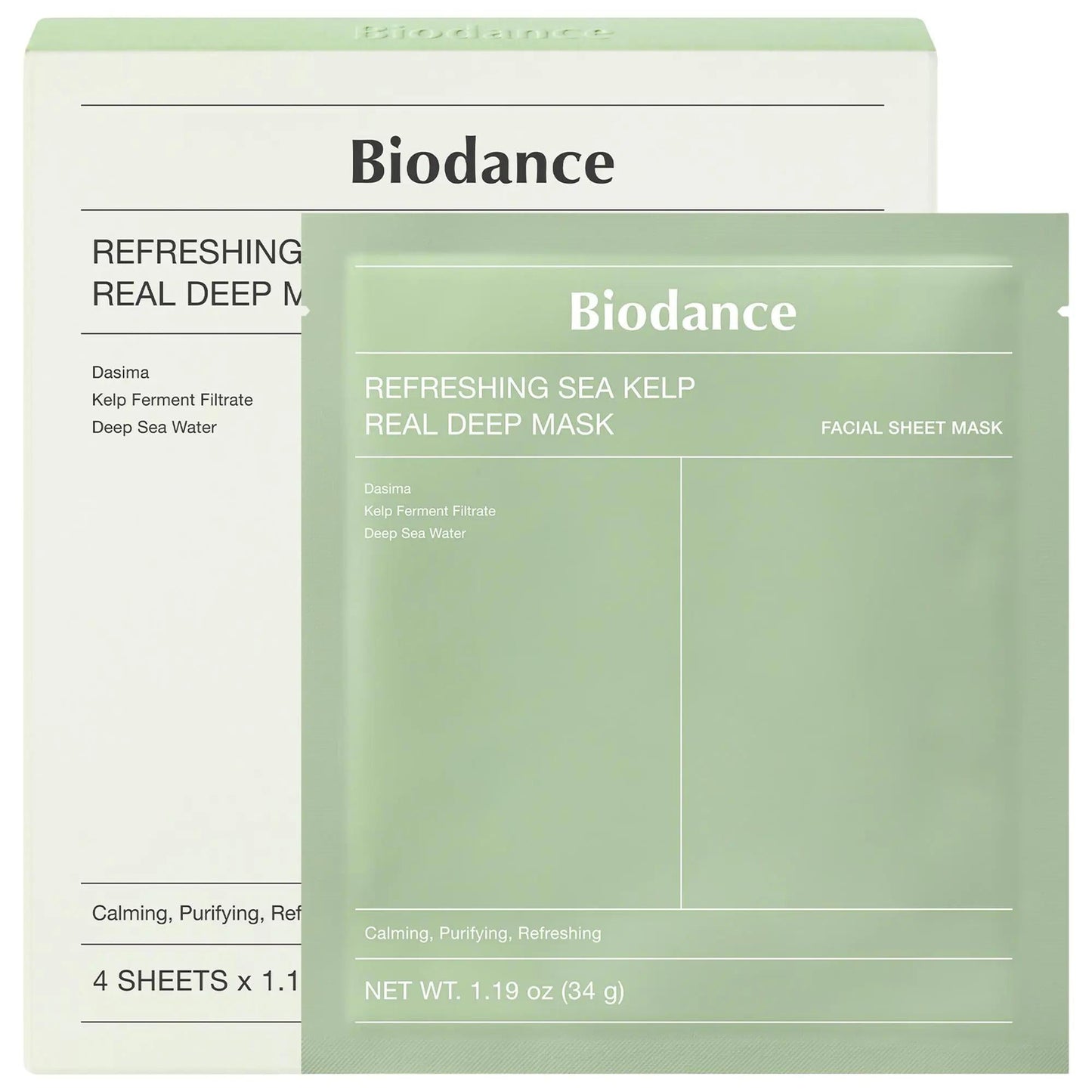 Refreshing Sea Kelp Facial Mask - Calming & Sebum Control for Oily Skin