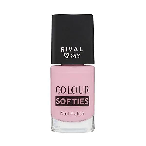 Rival Loves Me Rosy Bloom Softies Nail Polish - Soft Pastel Color for Trendy Nail Art
