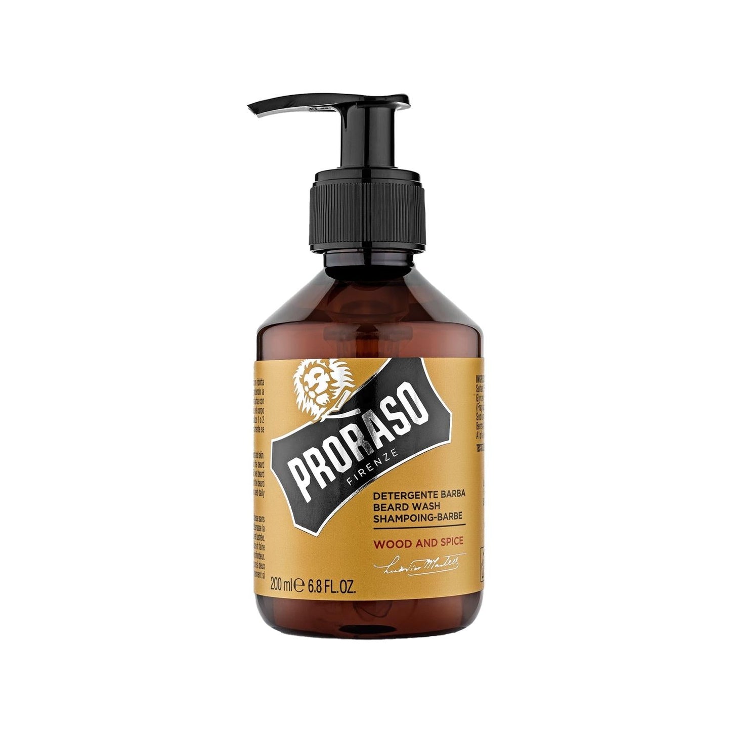 Proraso Wood & Spice Beard Shampoo for Softness 200 ml