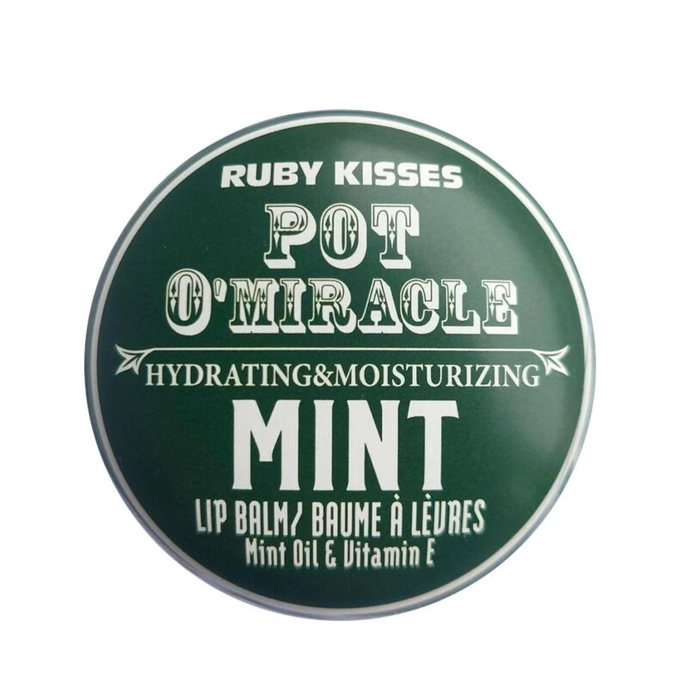 Ruby Kisses Pot O'Miracle Cooling Mint Lip Revitalizer 10g