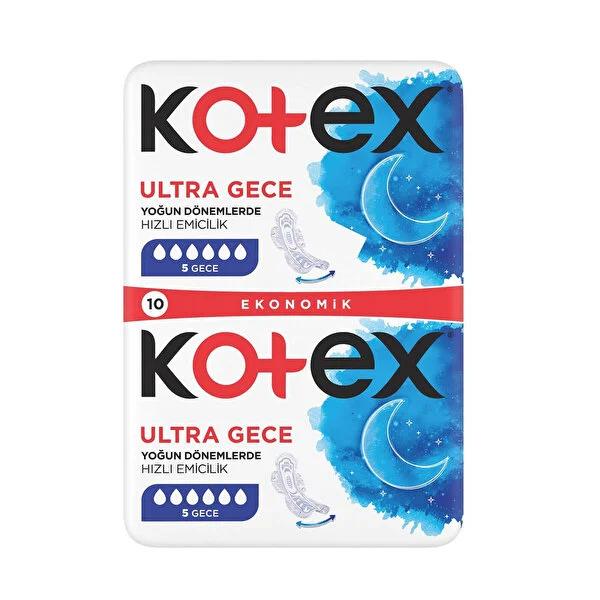 Kotex Ultra Absorbent Sanitary Pads for Women - Comfortable, Ergonomic Design, Leak Protection