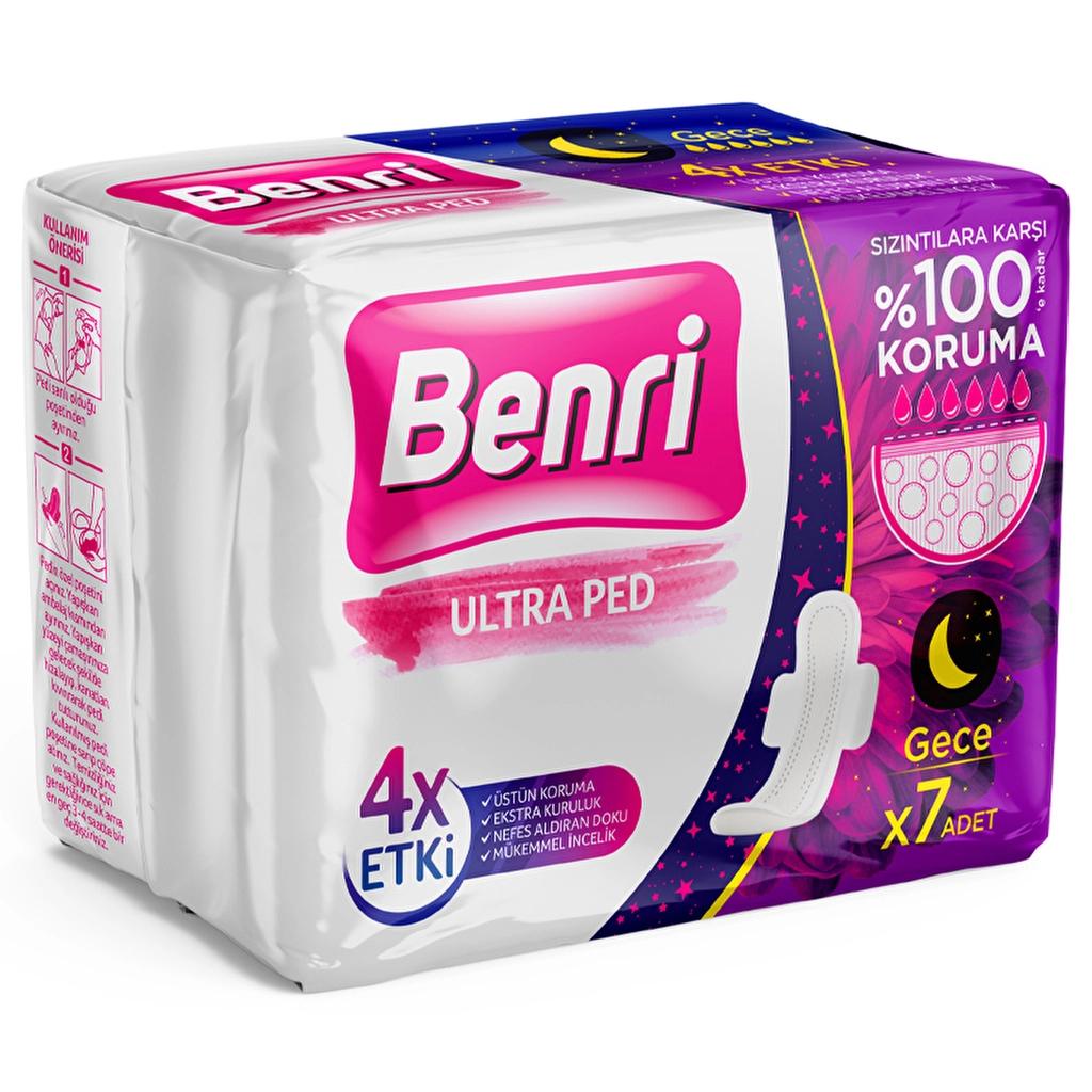 Benri Night Sanitary Pads Leakage Protection 7-Pack