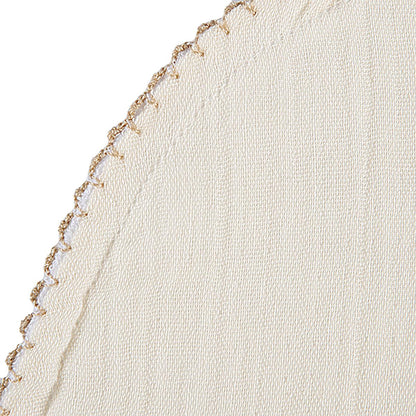 Babyjem Muslin Baby Bib with Teething Ring - Soft, Adjustable, and Hypoallergenic Cotton Bib for Teething Babies
