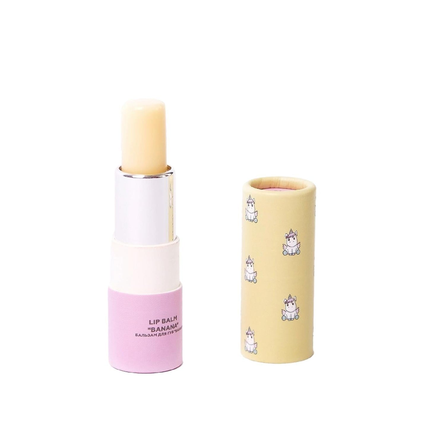 Soda Unicorn Banana Flavor Lip Balm - 4ml Travel Size for Moisturized Lips