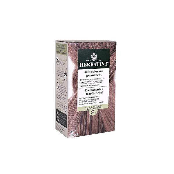 Herbatint 8C Light Ash Blonde Permanent Hair Color 170 ml