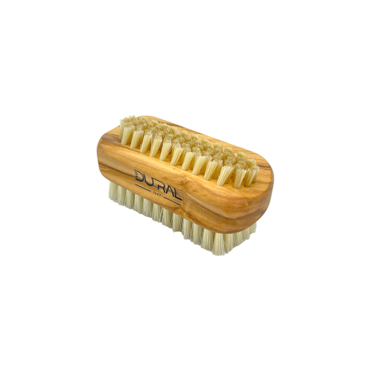 Dural Olive wood hand & nail brush with natural bristles - 6/8 rows 90mm