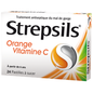 Strepsils Orange Vitamine C, 24 pastilles à sucer - 5 Oz