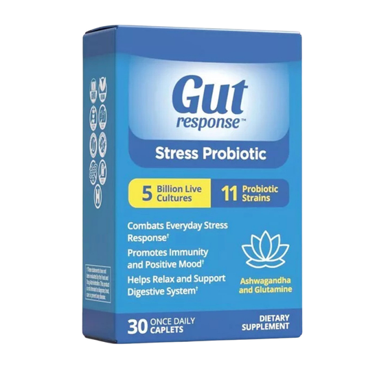 Gut Response Stress Probiotic 5B CFU 11 Strains 30 Caplets