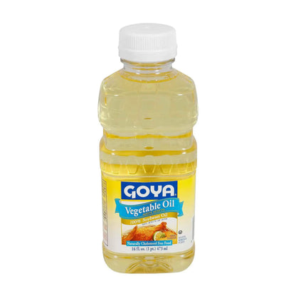 Aceite Vegetal de Soya para Cocinar| Freír y Hornear | GOYA de 16 fl oz
