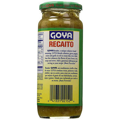 Recaito Base GOYA de Culantro con Cebolla y Ajo| 12 oz
