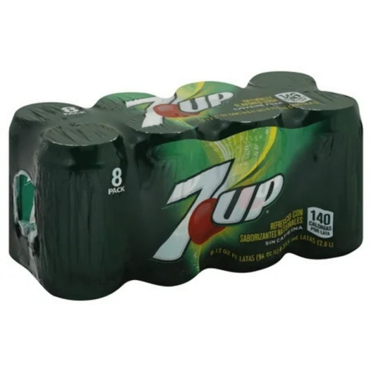 7UP Lemon Lime Soda 8 Pack Cans (12oz)
