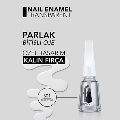 Flormar Nail Enamel: Intense Color, Long Lasting, Chip Resistant Nail Polish - Strengthen & Beautify Your Nails.