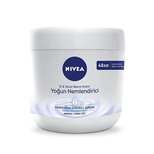 Nivea Moisturizing Body and Hand Cream - Intense Hydration, Non-Greasy, 400ml